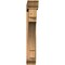 Ekena Millwork Merced Traditional Smooth Bracket w/ Offset Brace, Western Red Cedar, 7 1/2"W x 48"D x 48"H BKT0806X48X48MRC01SWR - alternate 4